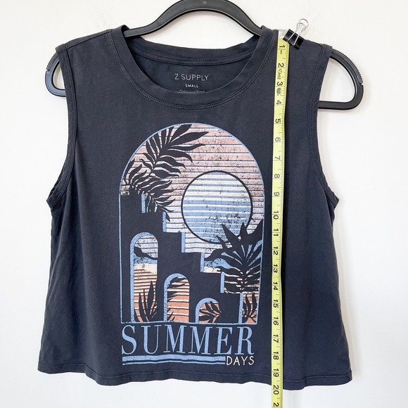 Z Supply Sunset La Mer Tank Womens Small Gray - Picture 7 of 10